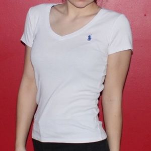 Polo Ralph Lauren Sport white v neck